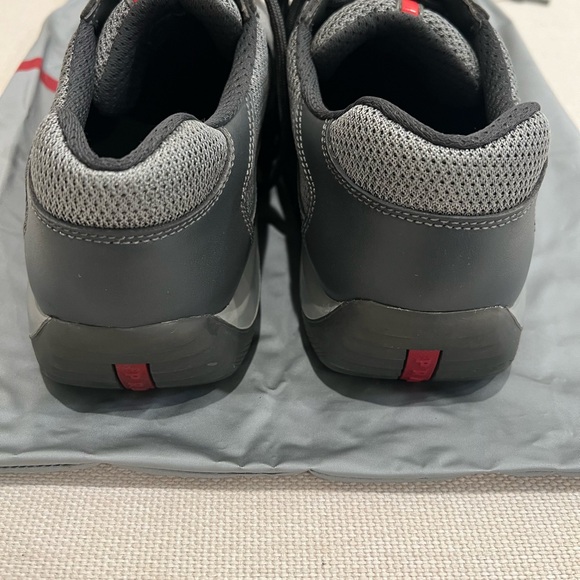Authentic Prada America’s Cup Gray sneakers size 8.5 - Picture 6 of 11